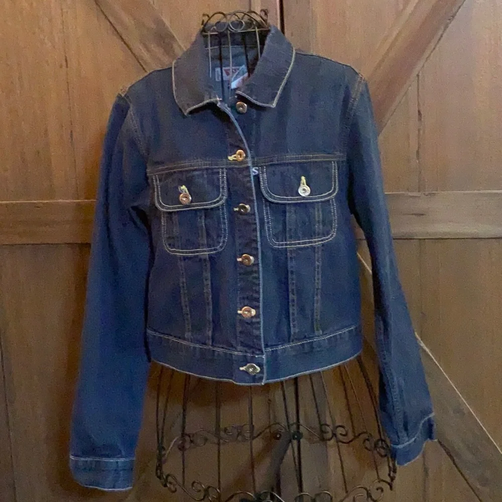 Silver Jean Jacket - Picture 1 of 6